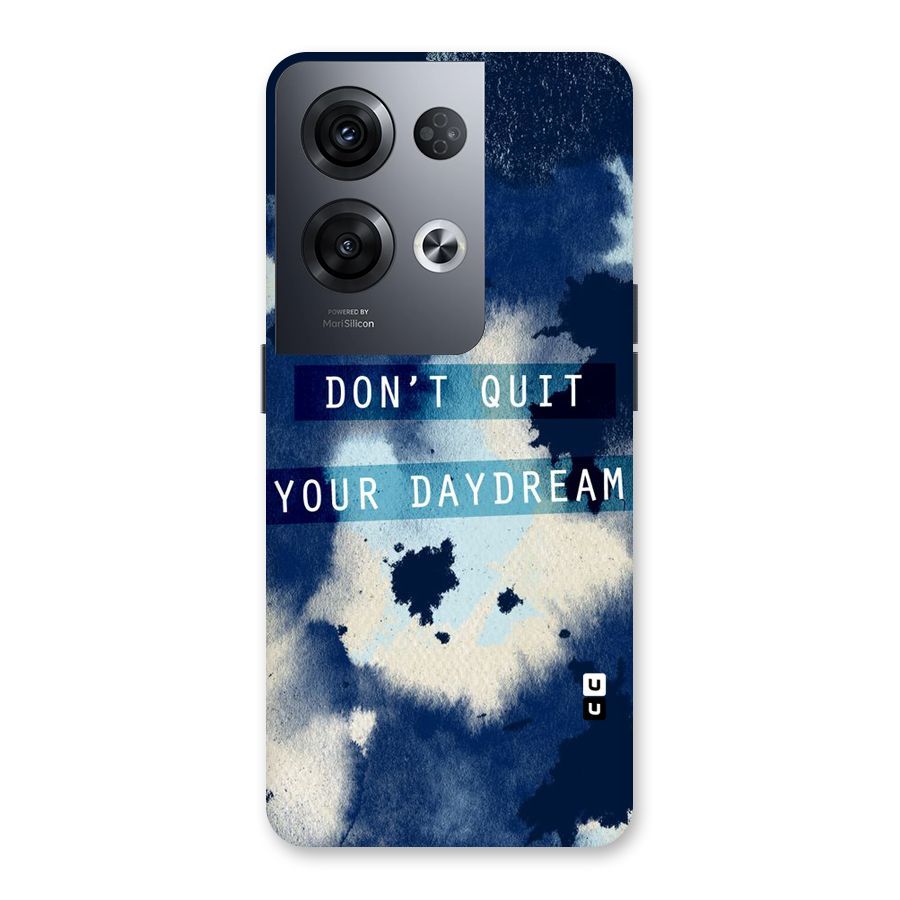 Dont Quit Back Case for Oppo Reno8 Pro 5G