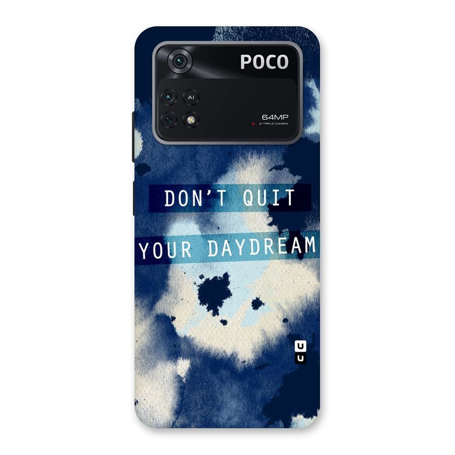 Dont Quit Back Case for Poco M4 Pro 4G