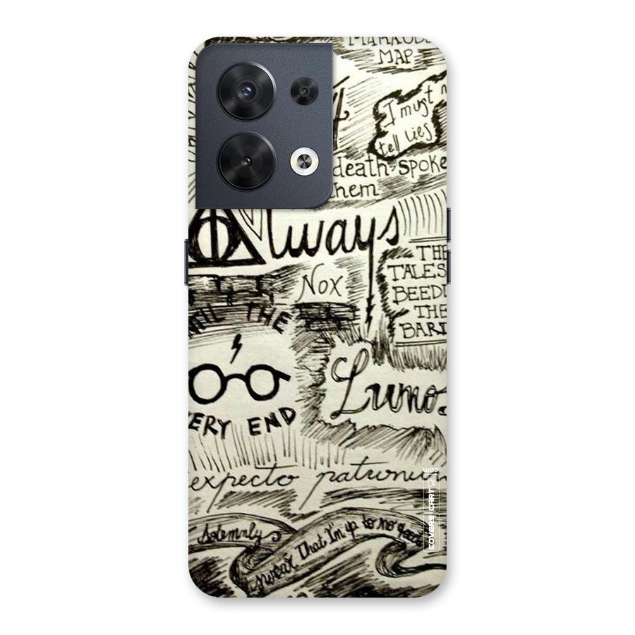 Doodle Art Back Case for Oppo Reno8 5G