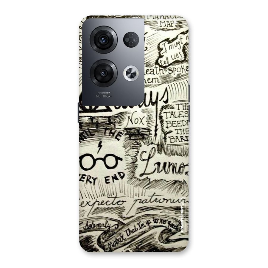 Doodle Art Back Case for Oppo Reno8 Pro 5G