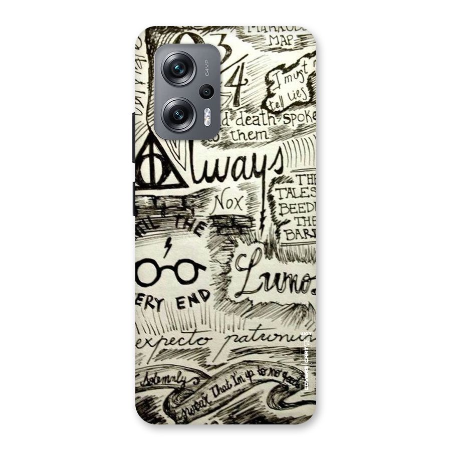 Doodle Art Back Case for Redmi K50i