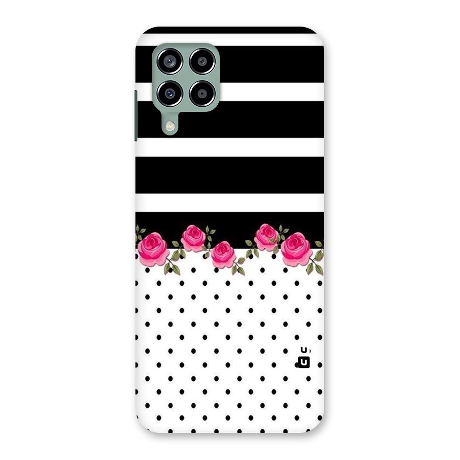 Dots Roses Stripes Back Case for Galaxy M33