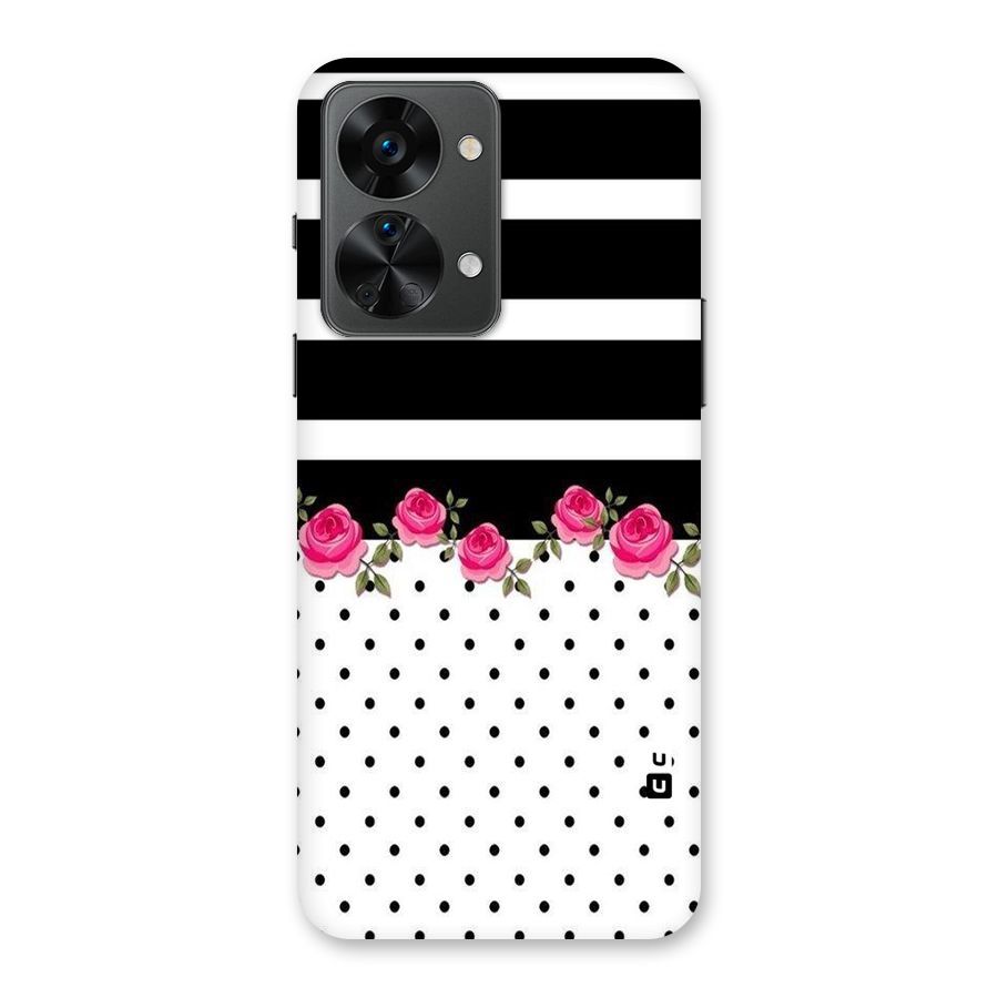 Dots Roses Stripes Back Case for OnePlus Nord 2T