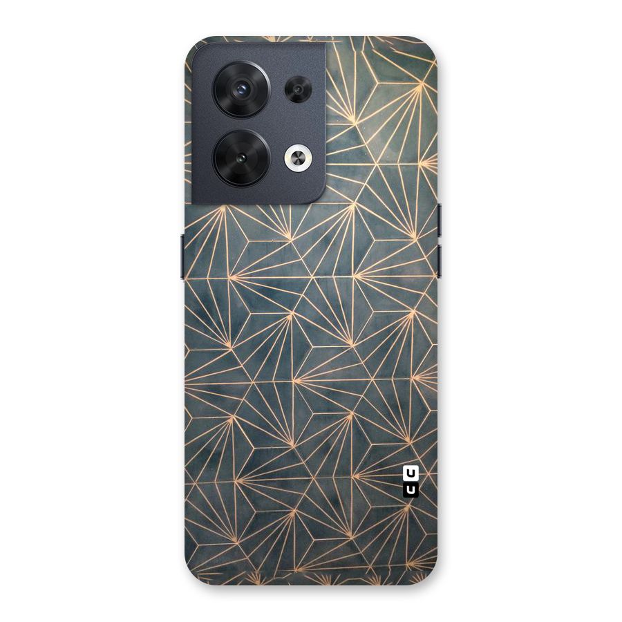 Dotted Lines Pattern Back Case for Oppo Reno8 5G