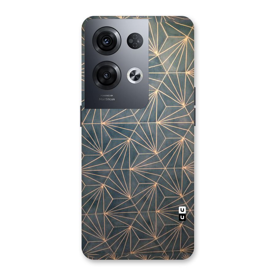 Dotted Lines Pattern Back Case for Oppo Reno8 Pro 5G