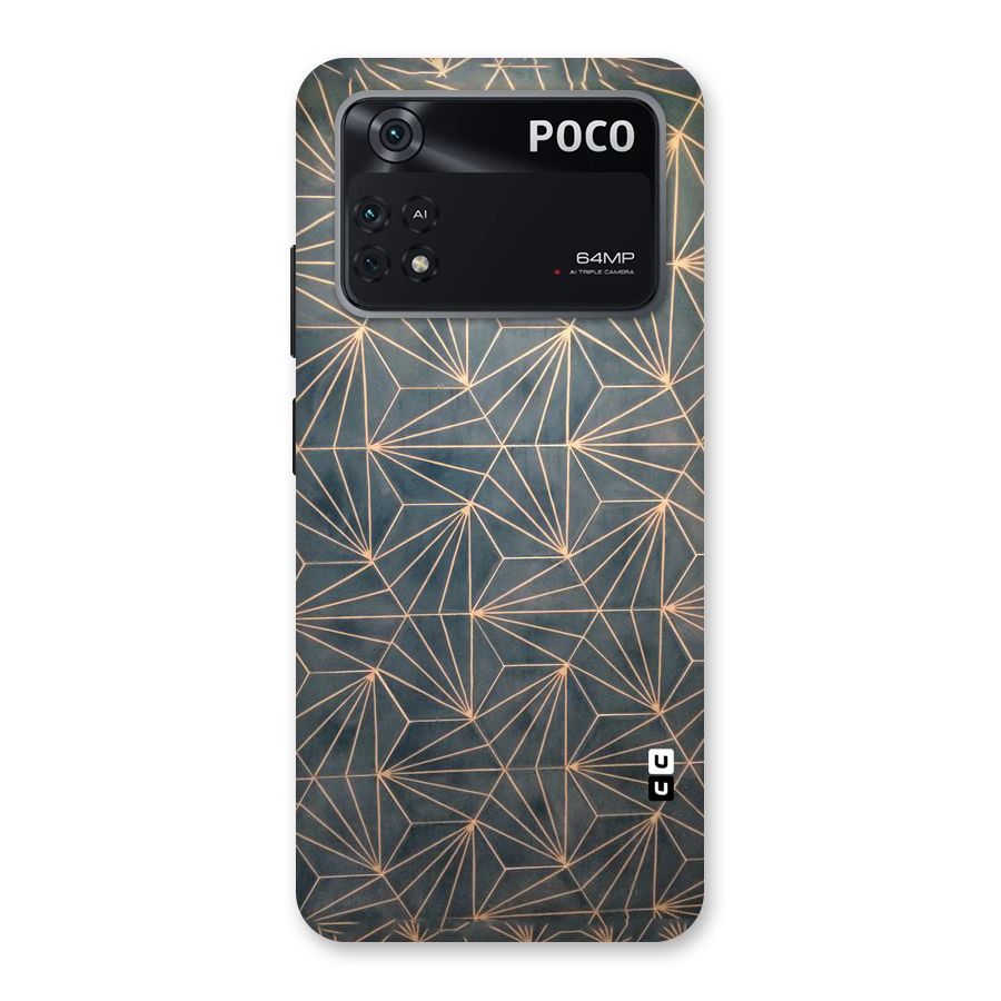 Dotted Lines Pattern Back Case for Poco M4 Pro 4G