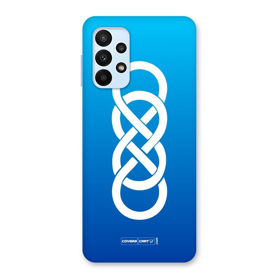 Double Infinity Blue Back Case for Galaxy A23