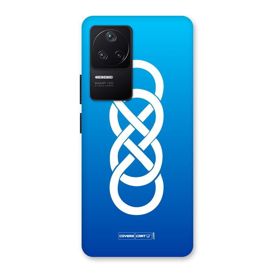Double Infinity Blue Back Case for Poco F4 5G