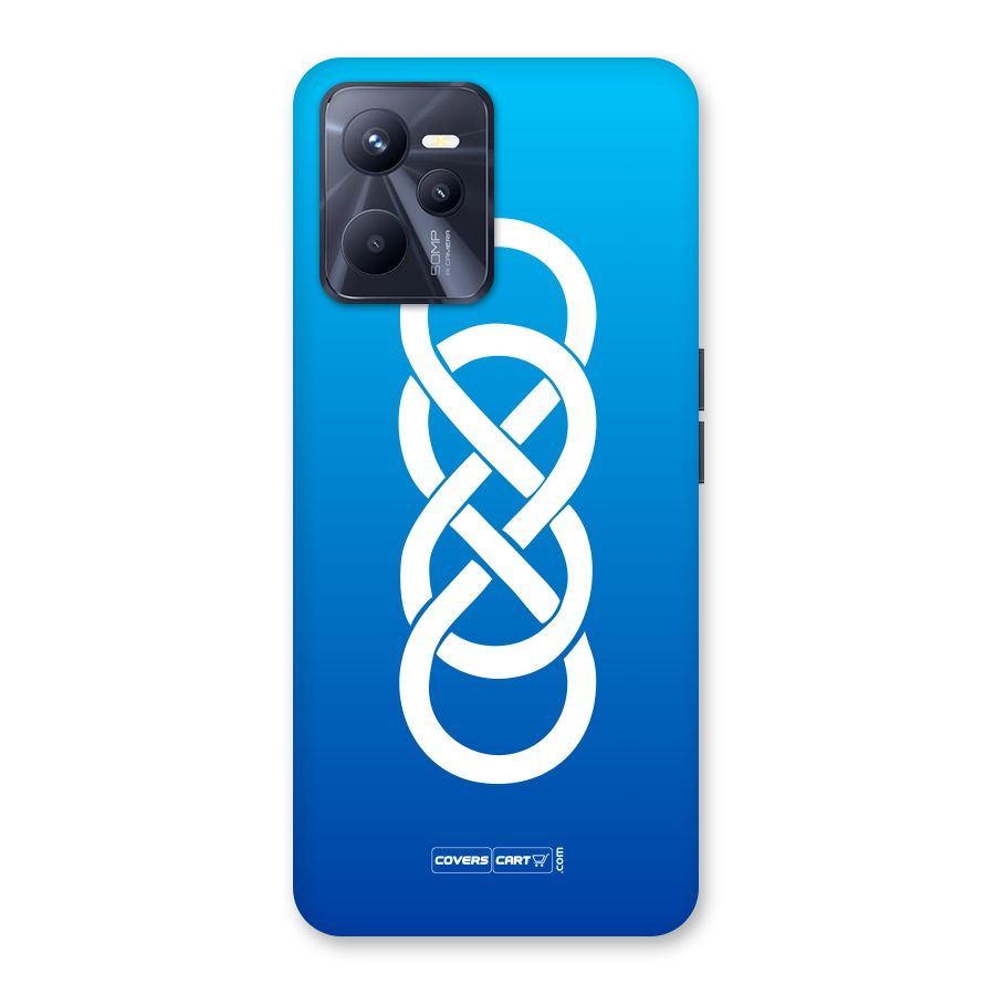 Double Infinity Blue Back Case for Realme C35