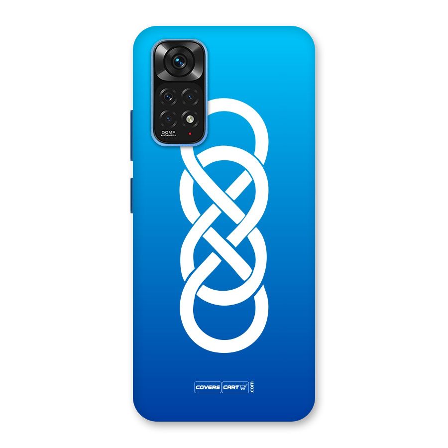 Double Infinity Blue Back Case for Redmi Note 11S