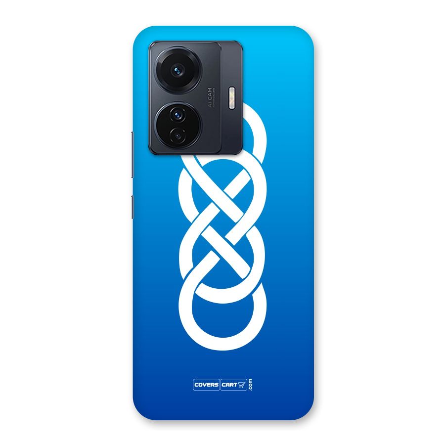 Double Infinity Blue Back Case for Vivo T1 Pro