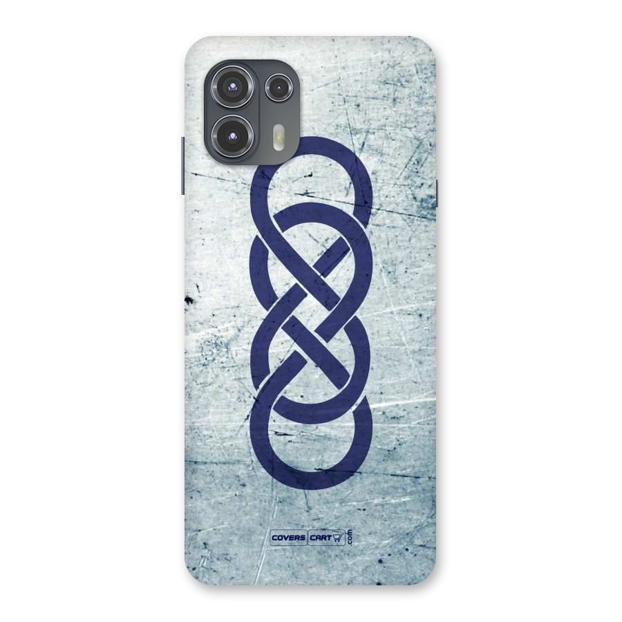 Double Infinity Rough Back Case for Motorola Edge 20 Fusion