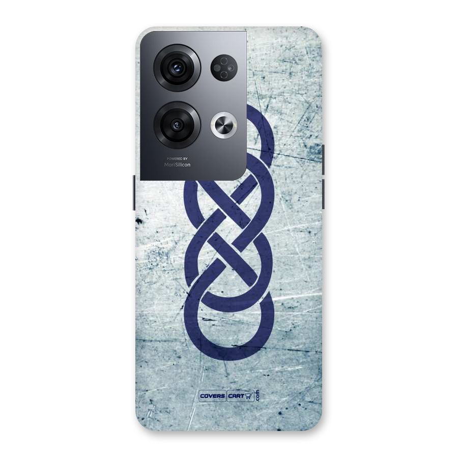 Double Infinity Rough Back Case for Oppo Reno8 Pro 5G
