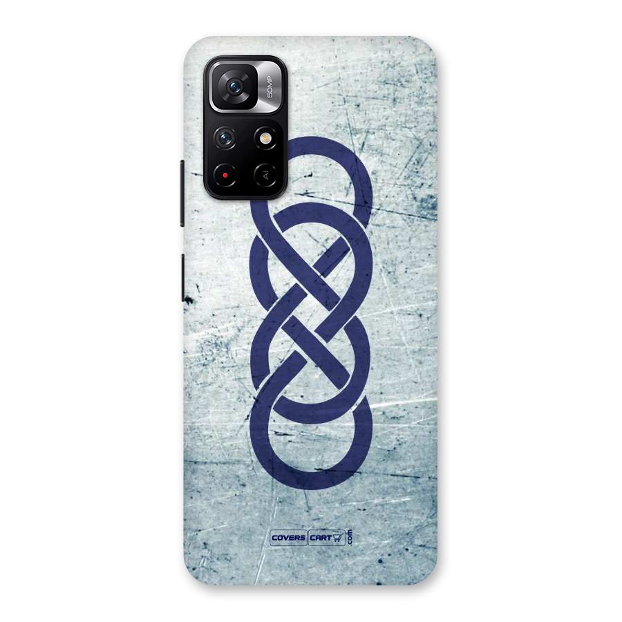 Double Infinity Rough Back Case for Redmi Note 11T 5G