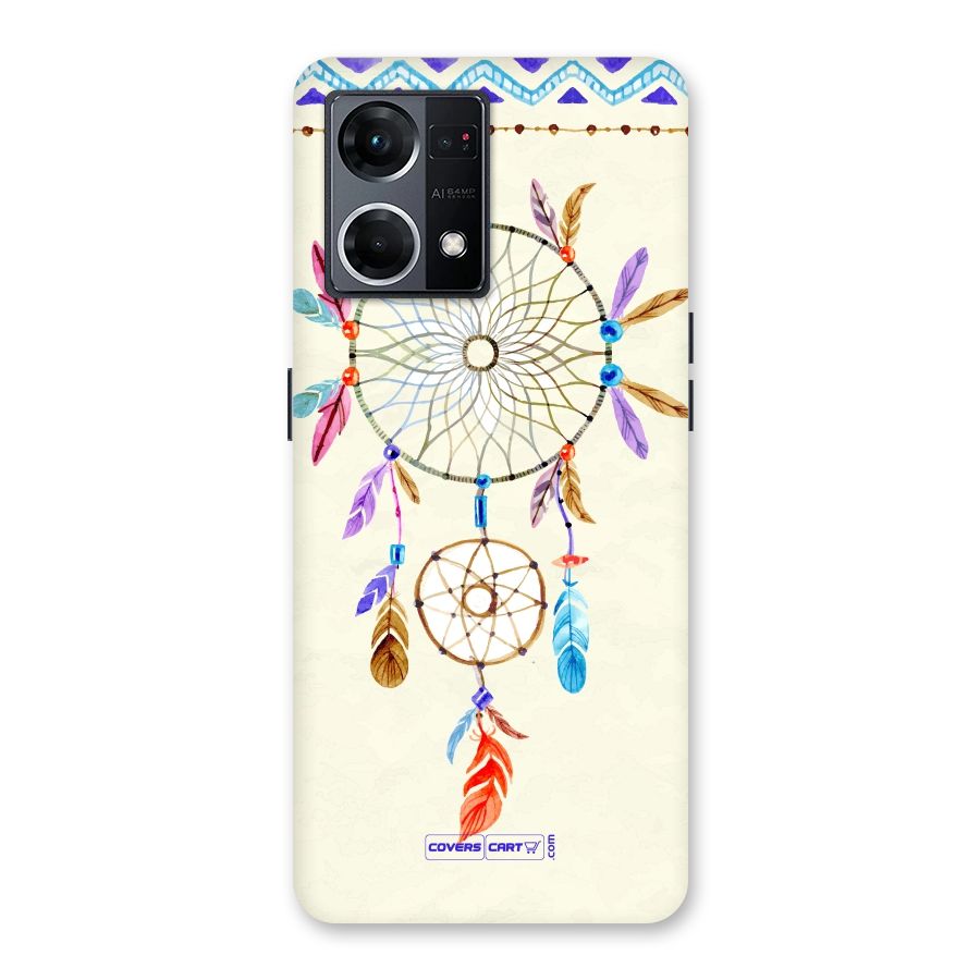 Dream Catcher Glass Back Case for Oppo F21 Pro 5G