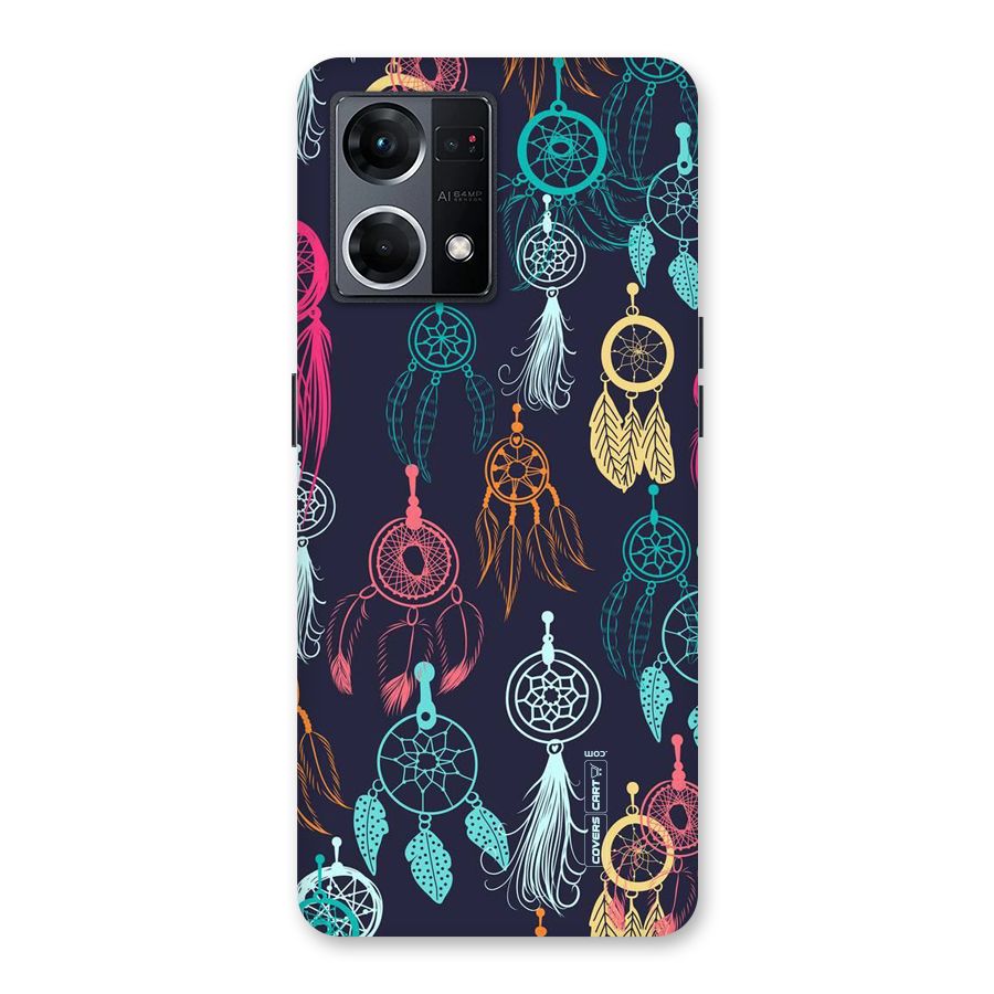 Dream Catcher Pattern Glass Back Case for Oppo F21 Pro 5G
