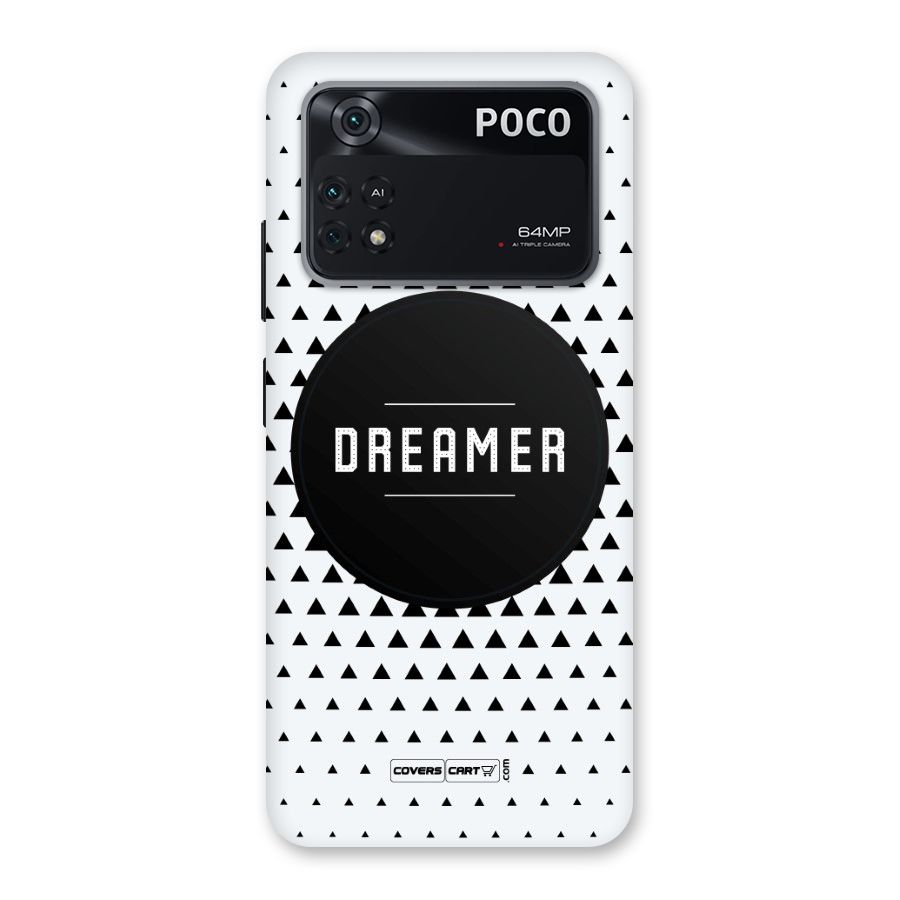 Dreamer Minimalist Back Case for Poco M4 Pro 4G