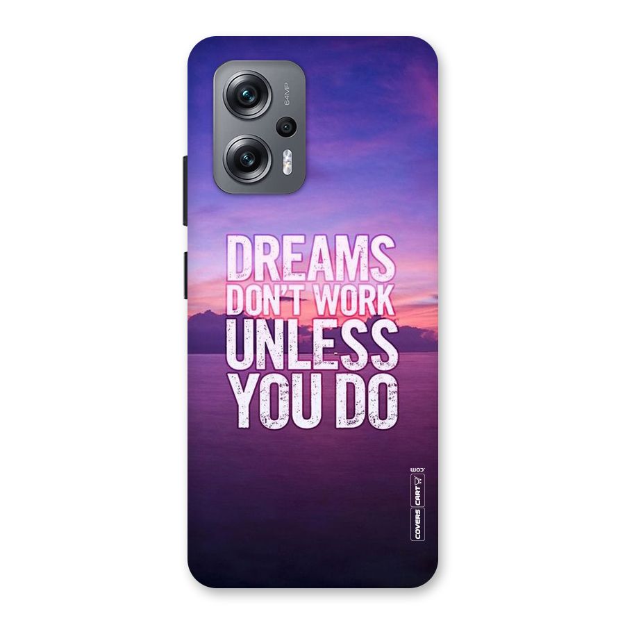 Dreams Work Back Case for Redmi K50i