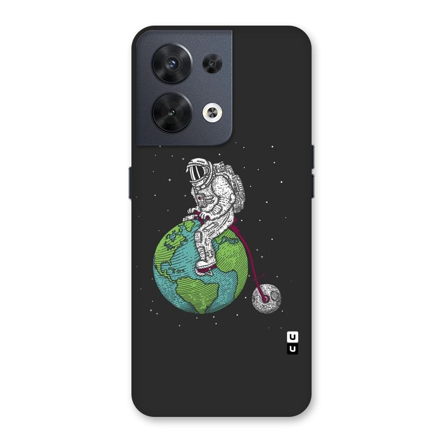 Earth Space Doodle Back Case for Oppo Reno8 5G