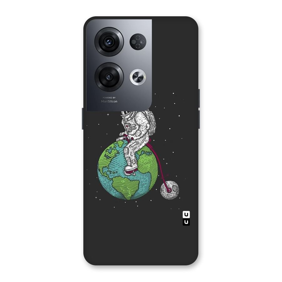 Earth Space Doodle Back Case for Oppo Reno8 Pro 5G