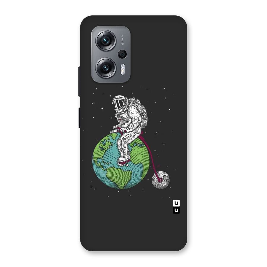 Earth Space Doodle Back Case for Redmi K50i