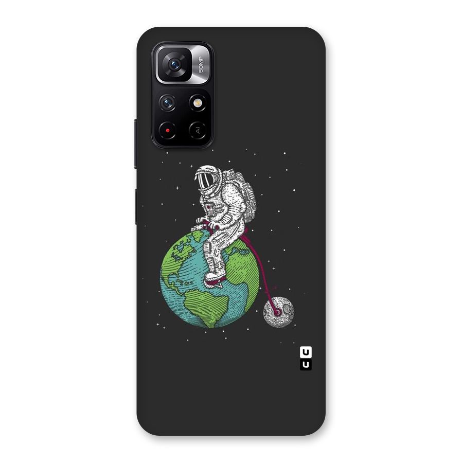 Earth Space Doodle Back Case for Redmi Note 11T 5G