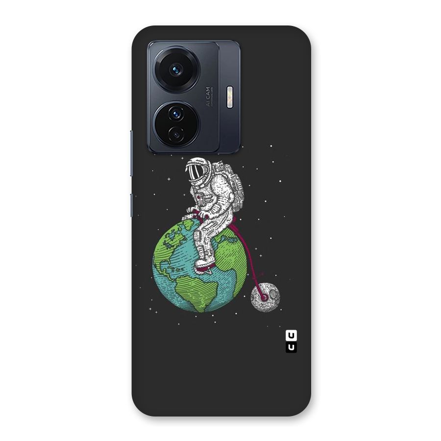 Earth Space Doodle Back Case for Vivo T1 Pro