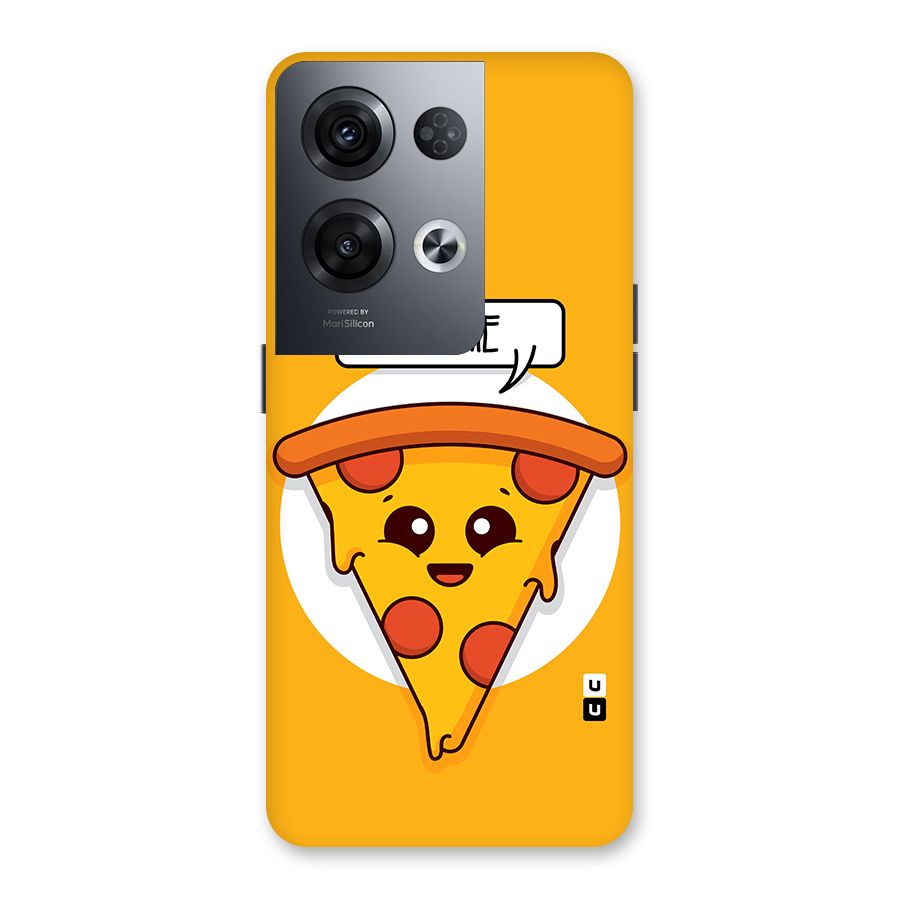 Eat Me Cute Pizza Slice Back Case for Oppo Reno8 Pro 5G