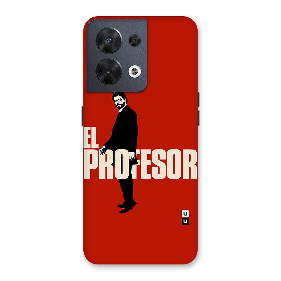 El Profesor Minimalist Back Case for Oppo Reno8 5G