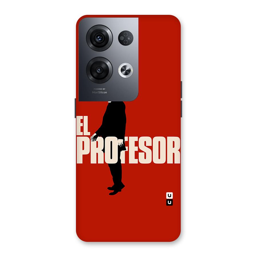 El Profesor Minimalist Back Case for Oppo Reno8 Pro 5G