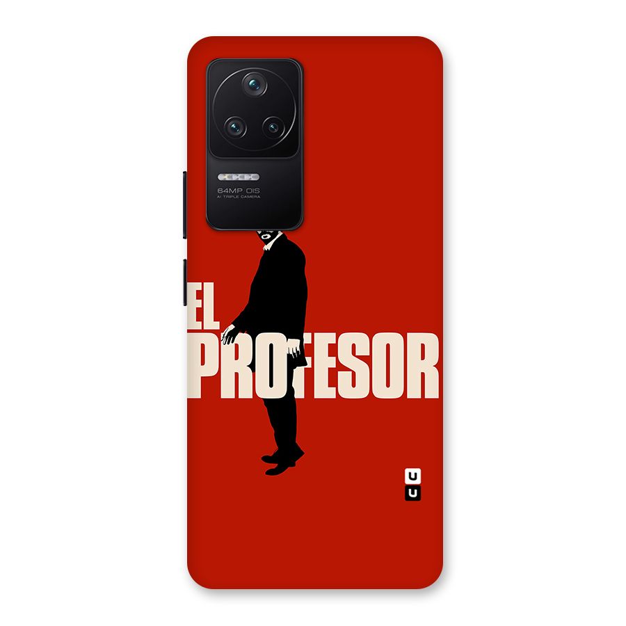 El Profesor Minimalist Back Case for Poco F4 5G
