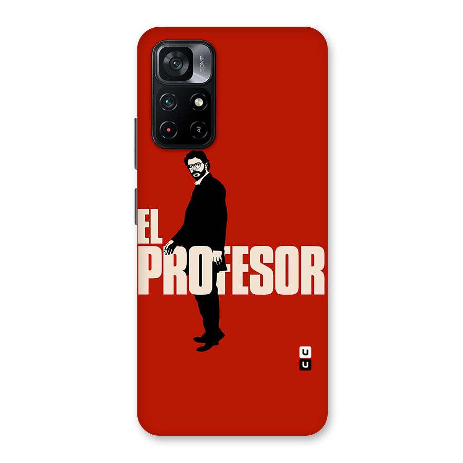 El Profesor Minimalist Back Case for Poco M4 Pro 5G
