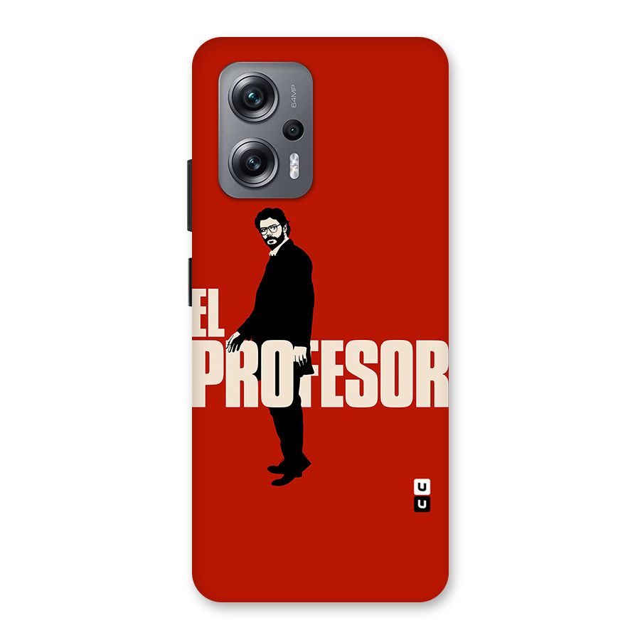 El Profesor Minimalist Back Case for Redmi K50i