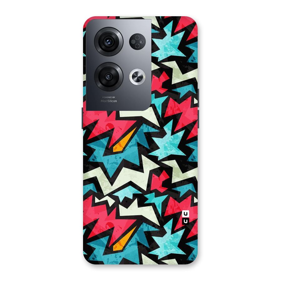 Electric Color Design Back Case for Oppo Reno8 Pro 5G