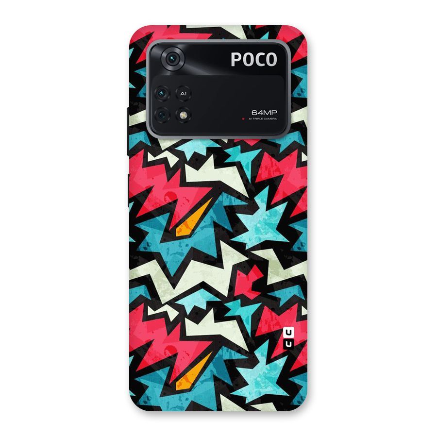 Electric Color Design Back Case for Poco M4 Pro 4G