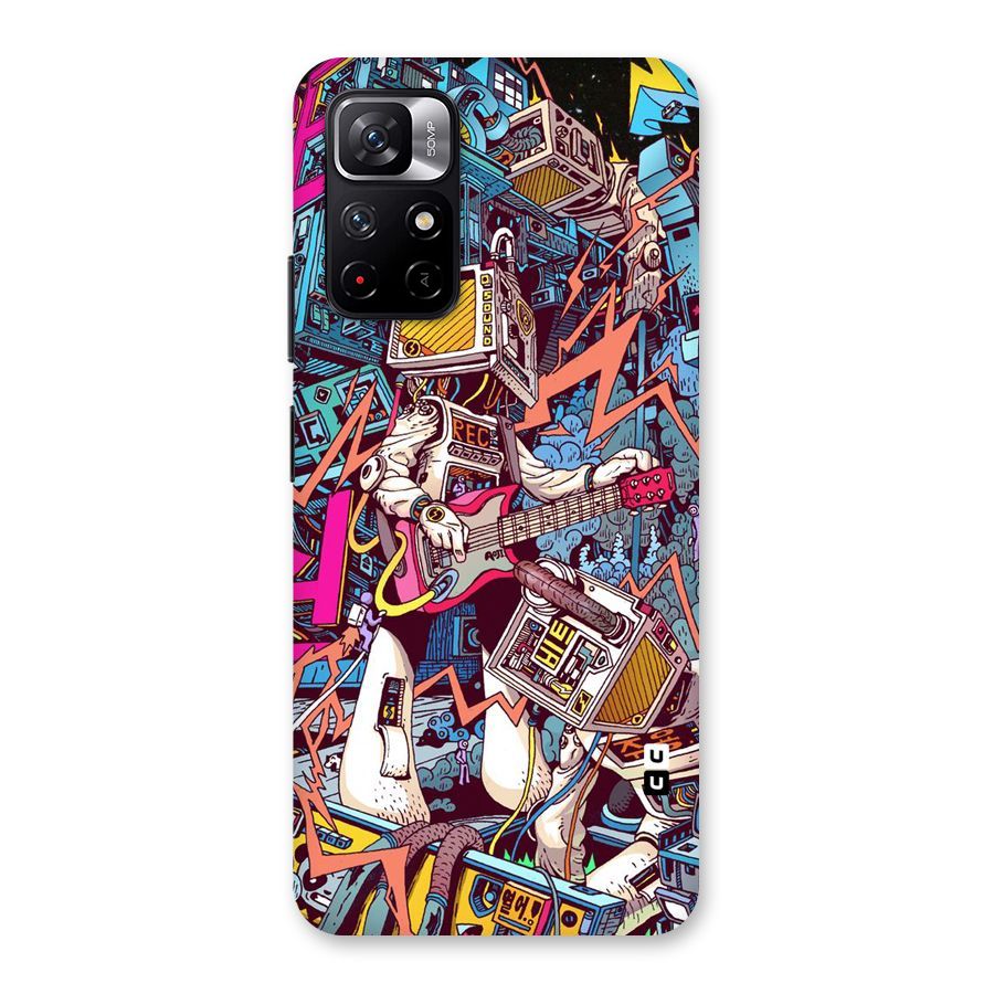 Electric Colors Back Case for Redmi Note 11T 5G