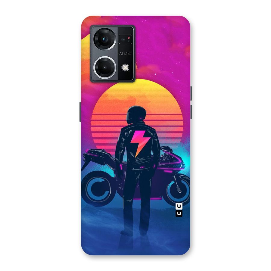 Electric Ride Glass Back Case for Oppo F21 Pro 5G
