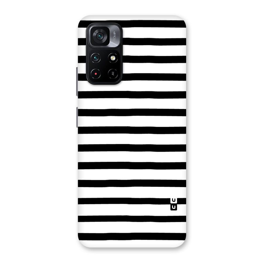 Elegant Basic Stripes Back Case for Poco M4 Pro 5G