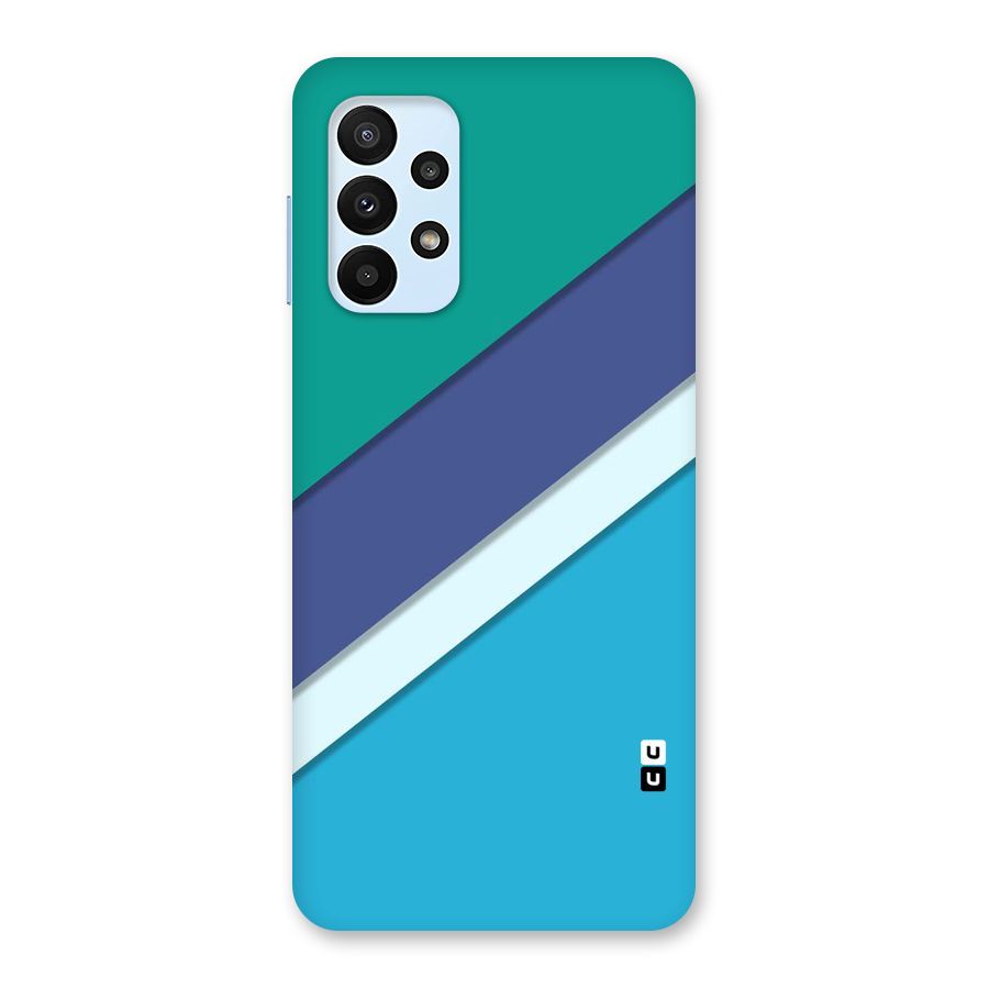 Elegant Colored Stripes Back Case for Galaxy A23