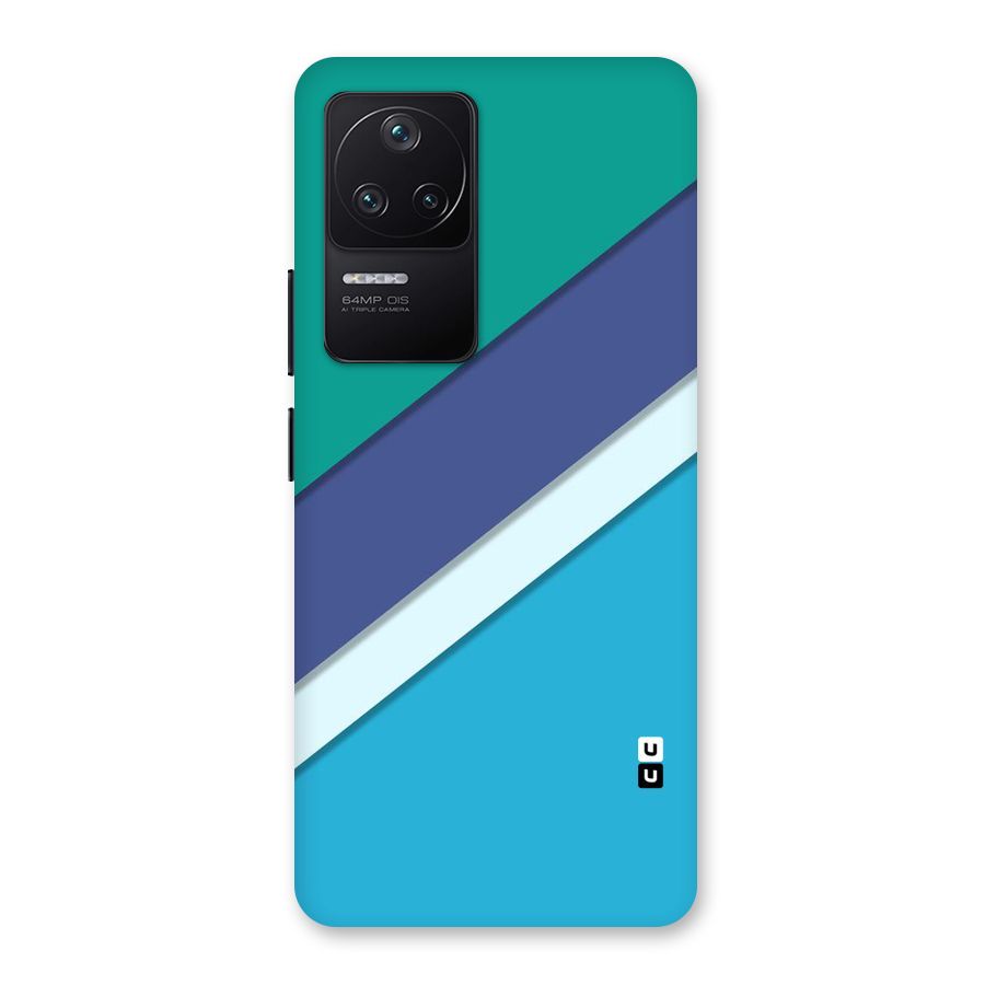 Elegant Colored Stripes Back Case for Poco F4 5G