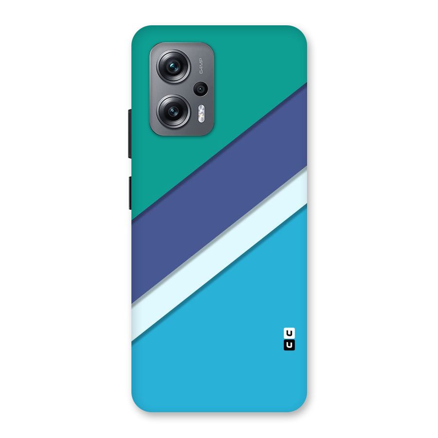 Elegant Colored Stripes Back Case for Redmi K50i