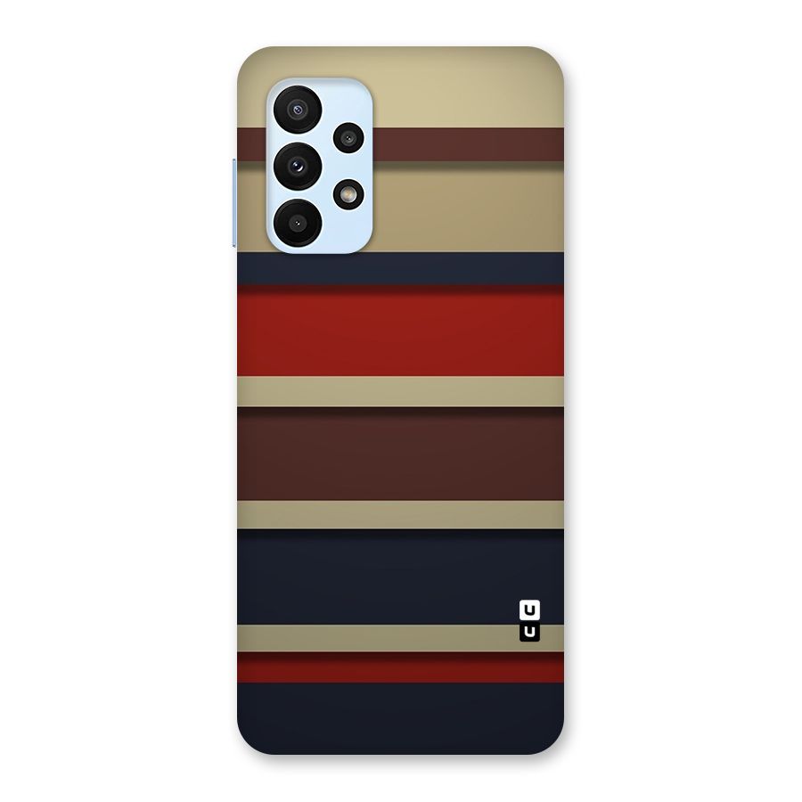Elegant Stripes Pattern Back Case for Galaxy A23