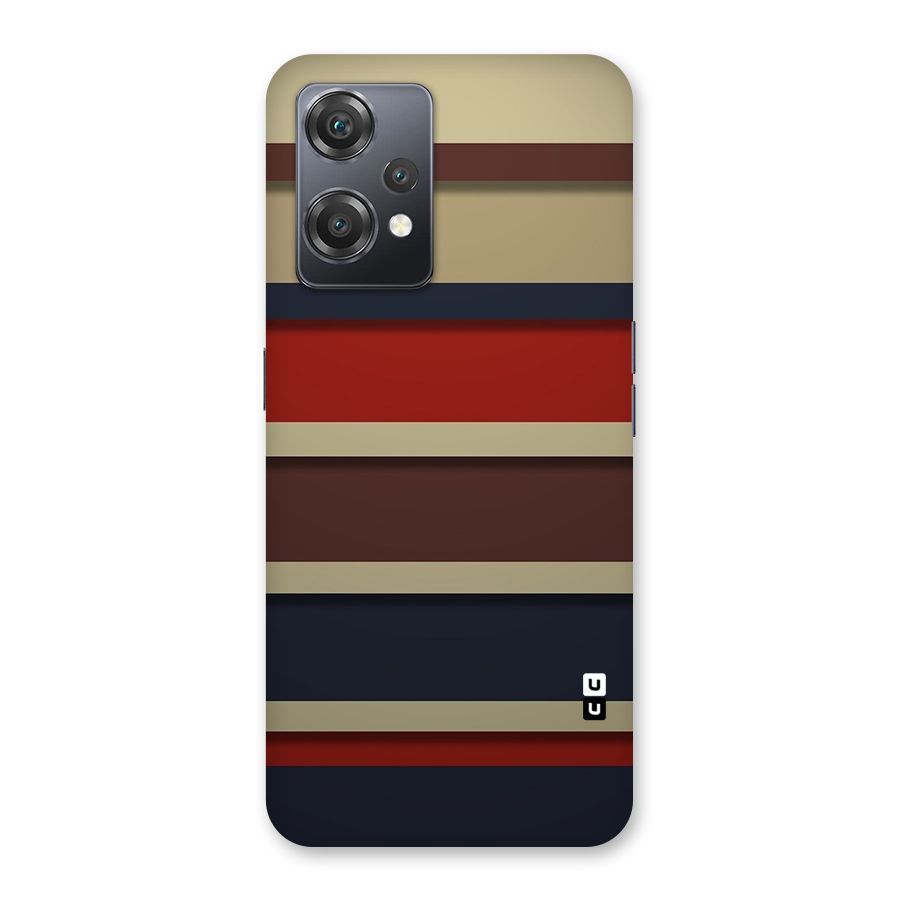 Elegant Stripes Pattern Back Case for OnePlus Nord CE 2 Lite 5G