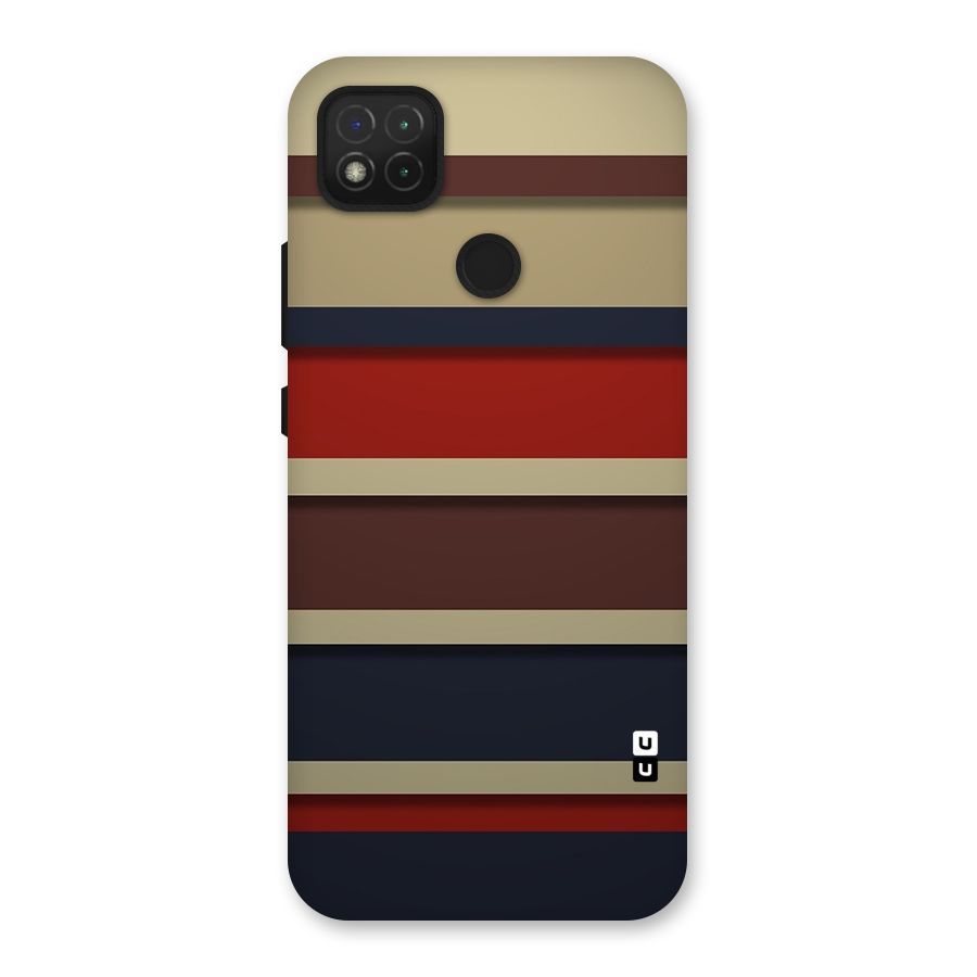 Elegant Stripes Pattern Back Case for Redmi 9 Activ
