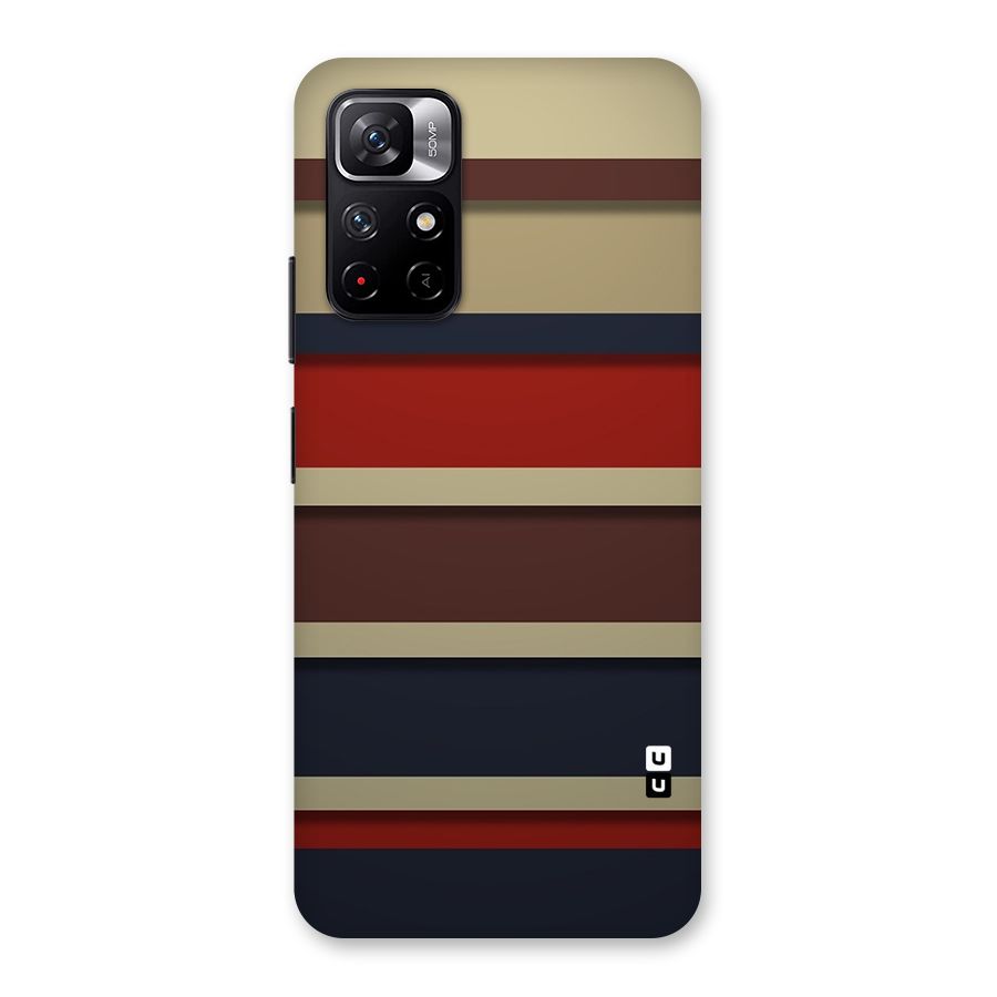 Elegant Stripes Pattern Back Case for Redmi Note 11T 5G