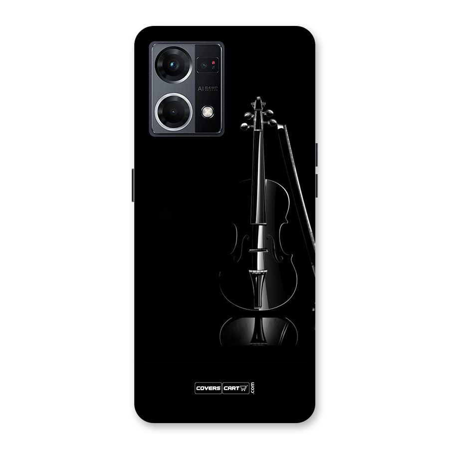 Elegant Violin Glass Back Case for Oppo F21 Pro 5G