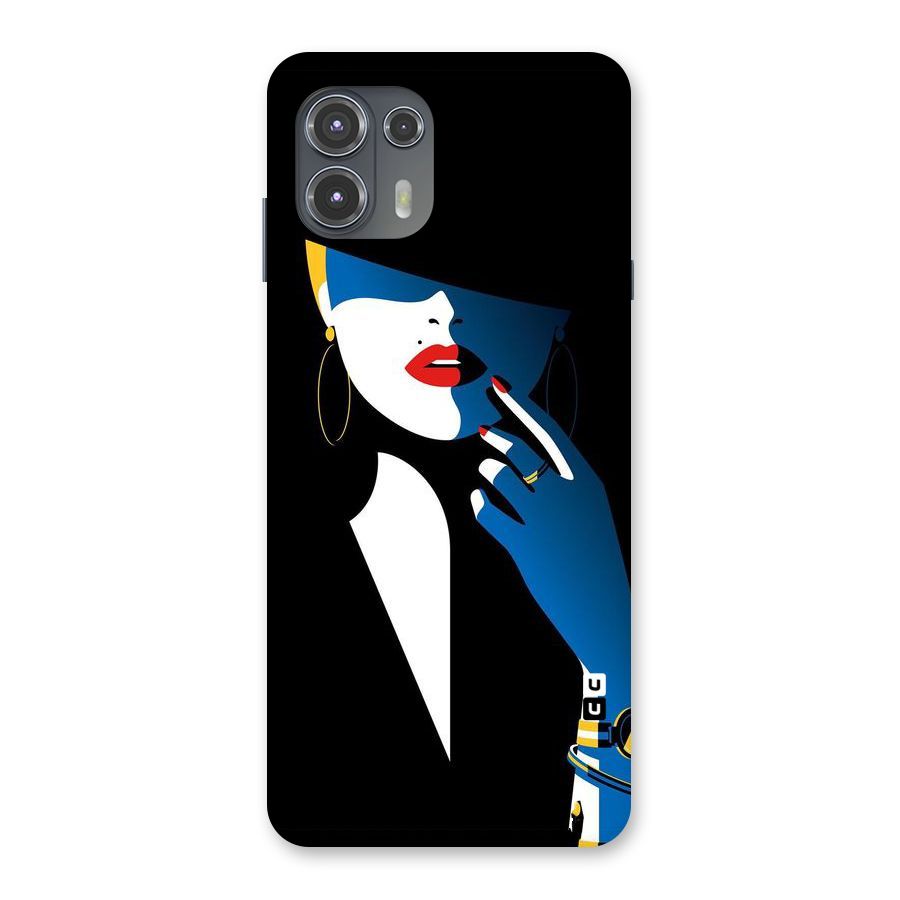 Elegant Woman Back Case for Motorola Edge 20 Fusion