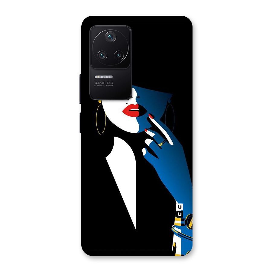 Elegant Woman Back Case for Poco F4 5G