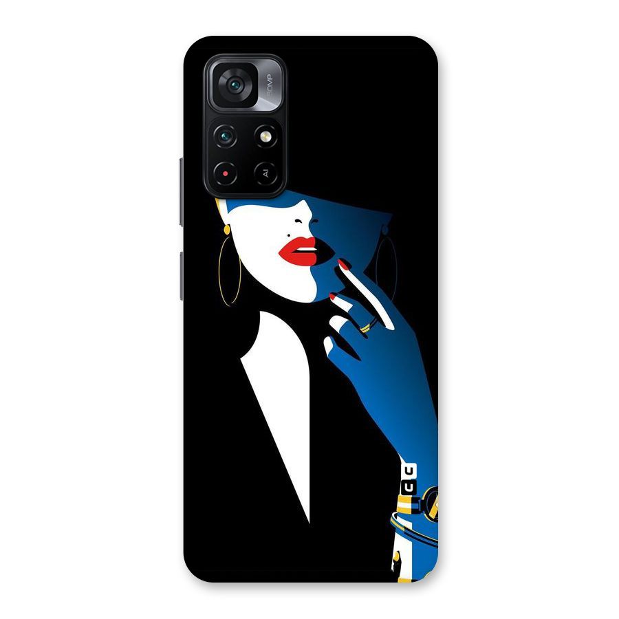 Elegant Woman Back Case for Poco M4 Pro 5G