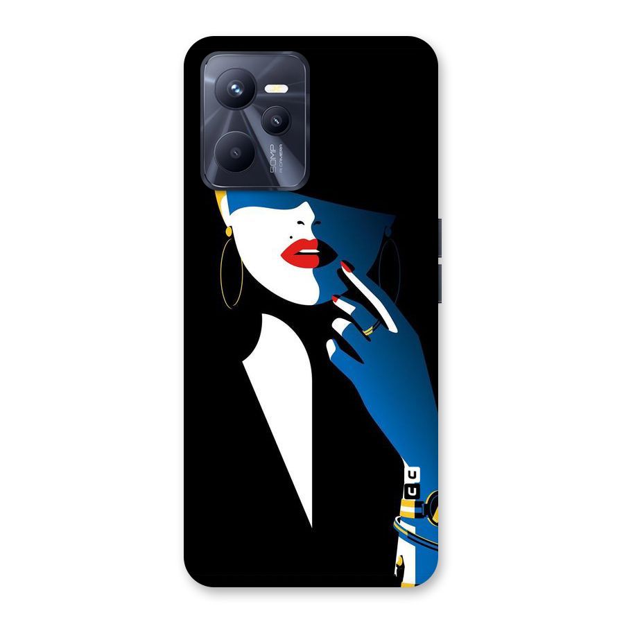 Elegant Woman Back Case for Realme C35